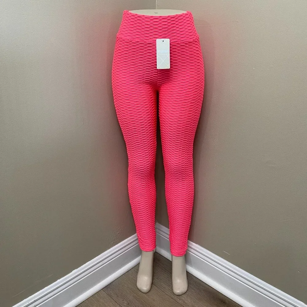 Yuna Fashion Women's Leggings, Fitness Tights Push Up Pants Sport Running Yoga - Picture 9 of 9